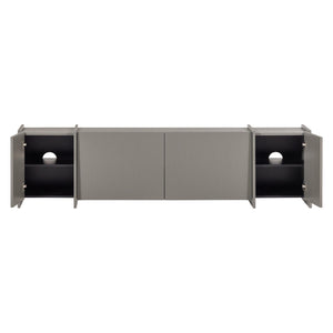 WOOOD Brock tv-meubel 200 cm Warmgrijs