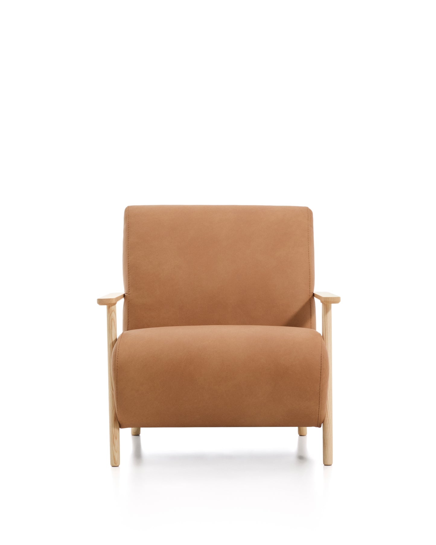 Kave Home Meghan fauteuil Bruin/Licht bruin