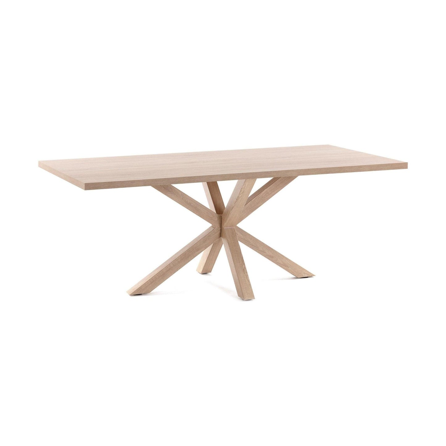 Kave Home Argo eettafel rechthoek 160x100 cm Natural/Natural