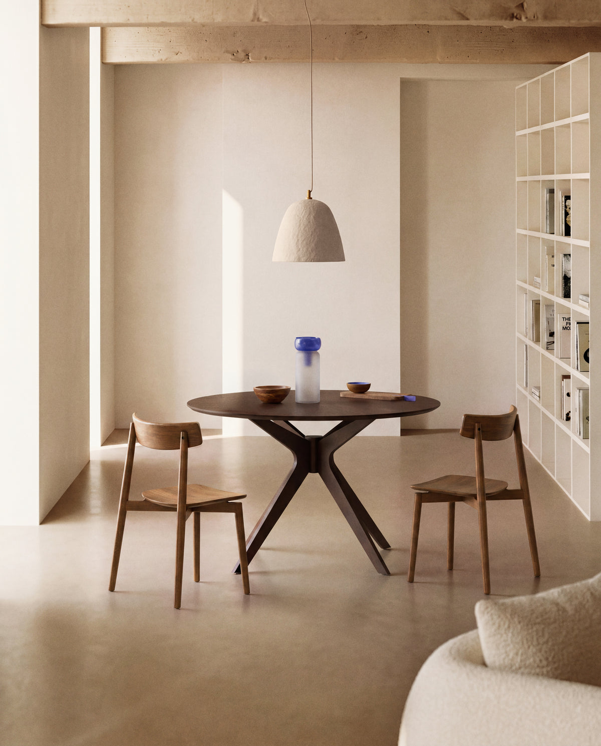 Kave Home Evera eetkamerstoel Brown