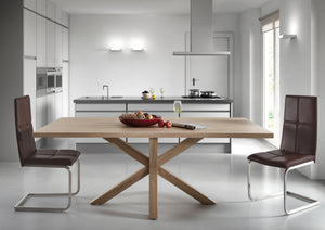 Kave Home Argo eettafel rechthoek 180x100 cm Natural/Natural