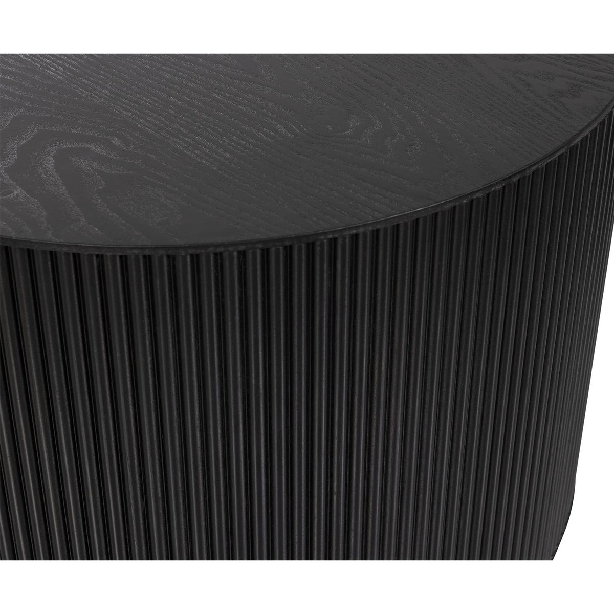 WOOOD Sanne bijzettafel Ø60 cm Zwart