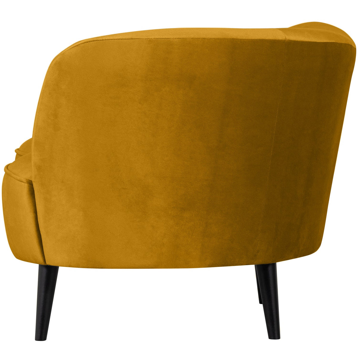 WOOOD Sara lounge fauteuil rechts velvet Oker