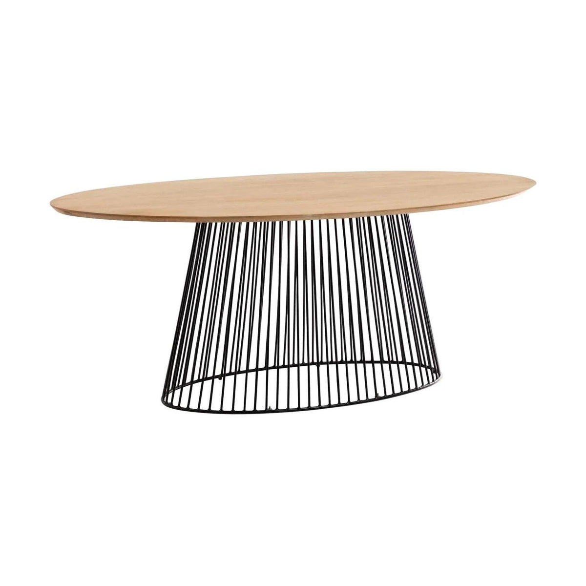 Kave Home Leska eettafel 200x110 cm Naturel