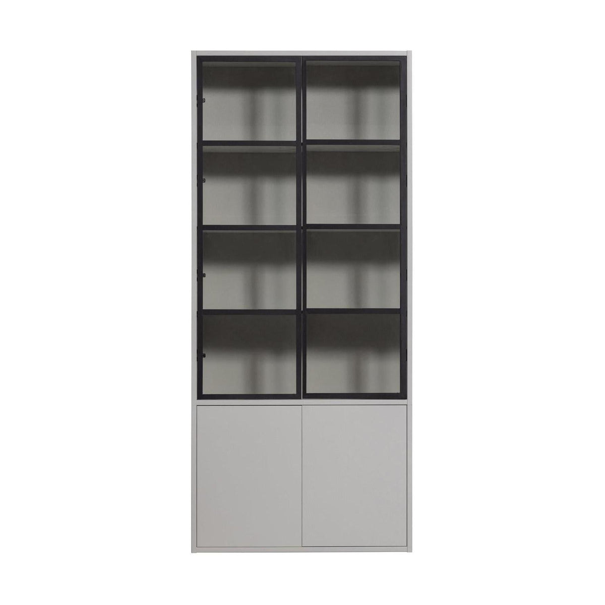 vtwonen Basic 4-deurs vitrinekast Mist