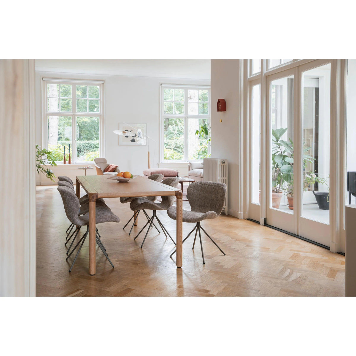 Zuiver Oever eettafel 220x90 cm Naturel