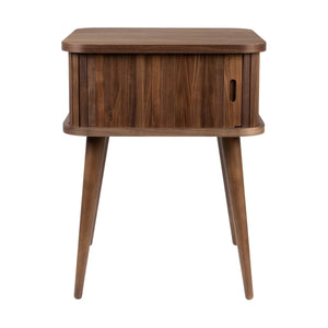 Zuiver Barbier nachtkastje Walnoot