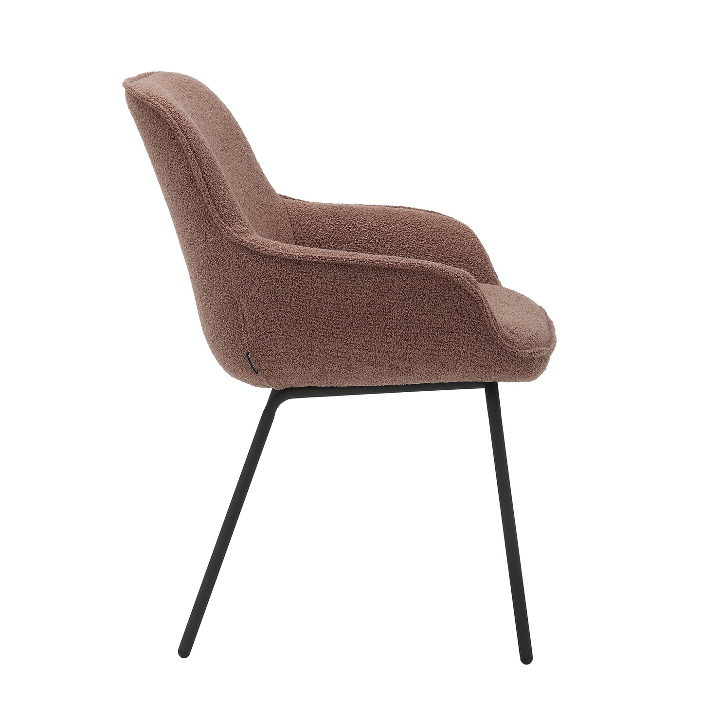 HelloChair HC04 Bloss eetkamerstoel vierpoot zwart Roze
