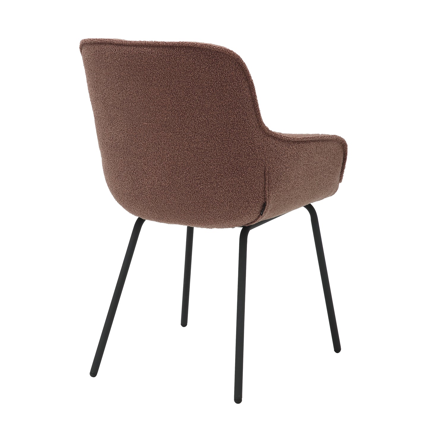HelloChair HC04 Bloss eetkamerstoel vierpoot zwart Roze
