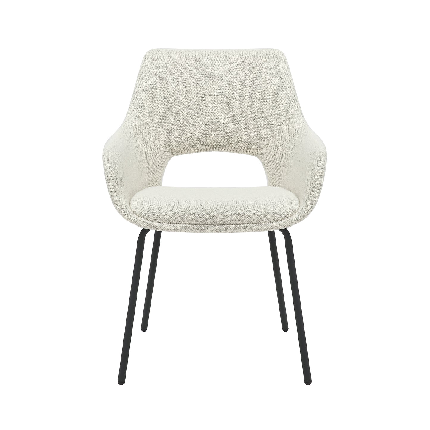 HelloChair HC02 Nowi eetkamerstoel vierpoot zwart Monza Naturel