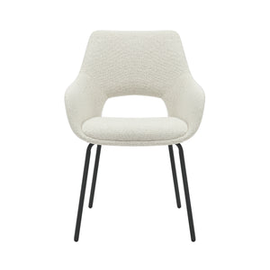 HelloChair HC02 Nowi eetkamerstoel vierpoot zwart Monza Naturel