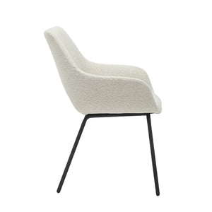 HelloChair HC02 Nowi eetkamerstoel vierpoot zwart Monza Naturel