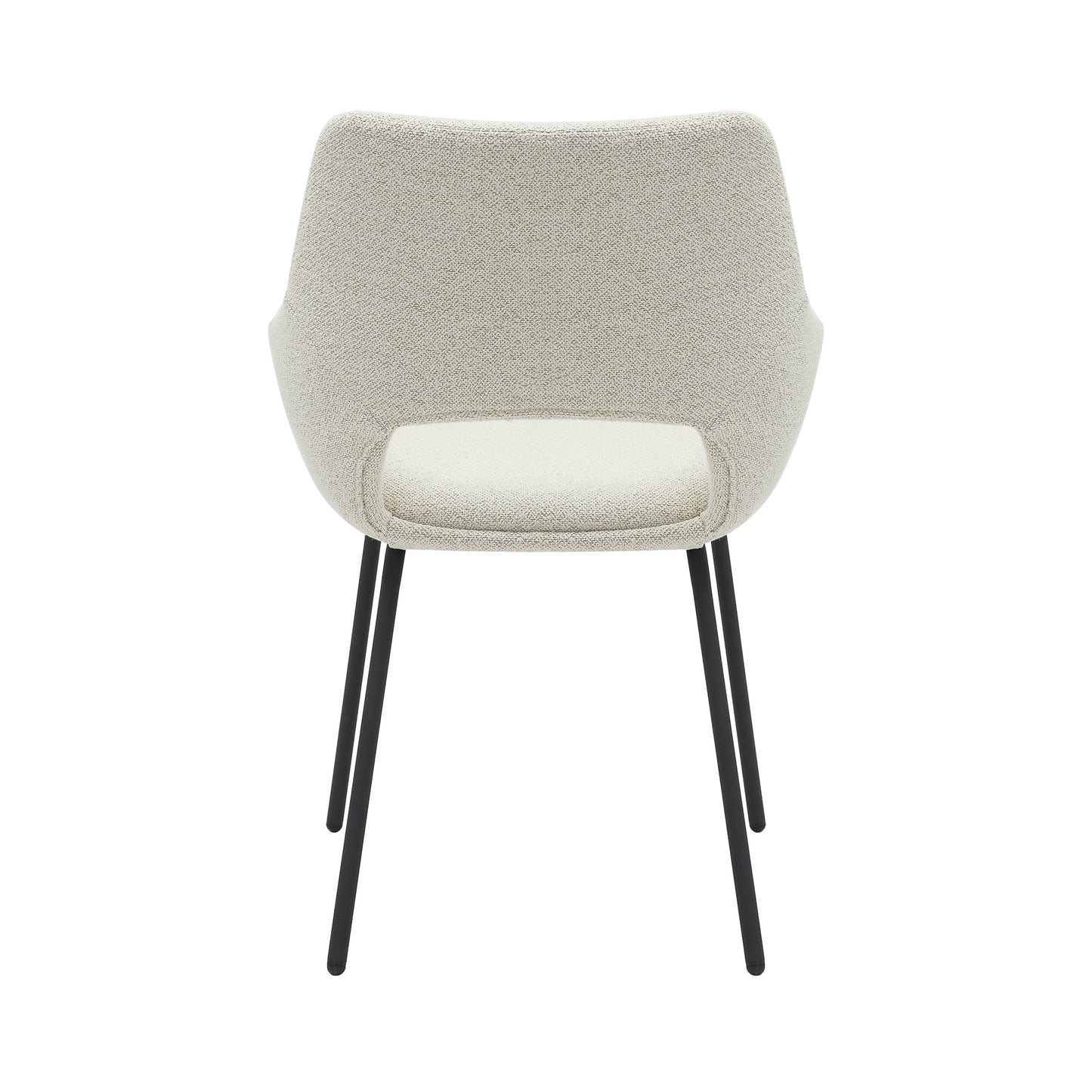 HelloChair HC02 Nowi eetkamerstoel vierpoot zwart Monza Naturel