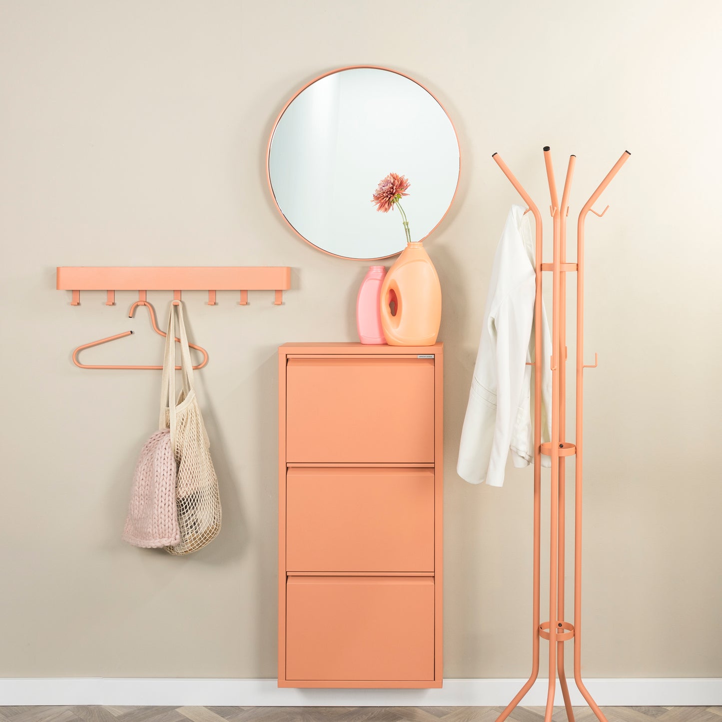 Spinder Design Jessy kapstok Clay Terra