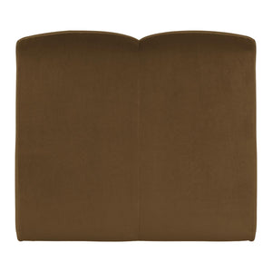 WOOOD Mojo Base 1-zits bank velvet Honinggeel