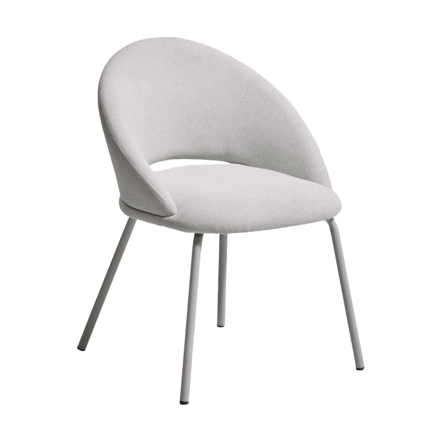 Kave Home Bonali eetkamerstoel chenille Grey