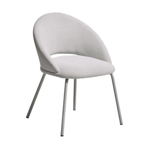 Kave Home Bonali eetkamerstoel chenille Grey