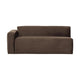 WOOOD Mojo Base 2-zits bank arm links velvet Bruin