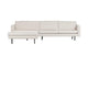 WOOOD Rodeo bank chaise longue links bouclé Naturel