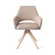 Jesper Home Yanai eetkamerstoel Biscuit Beach revolve oak bleach