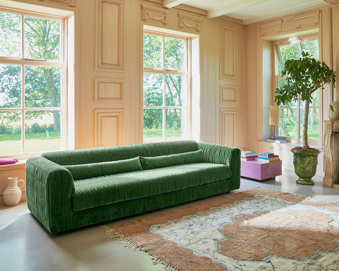 HKliving Club bank linen Dusty Rose