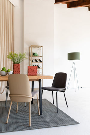Zuiver Waves vloerkleed 240x170 cm Stone Green