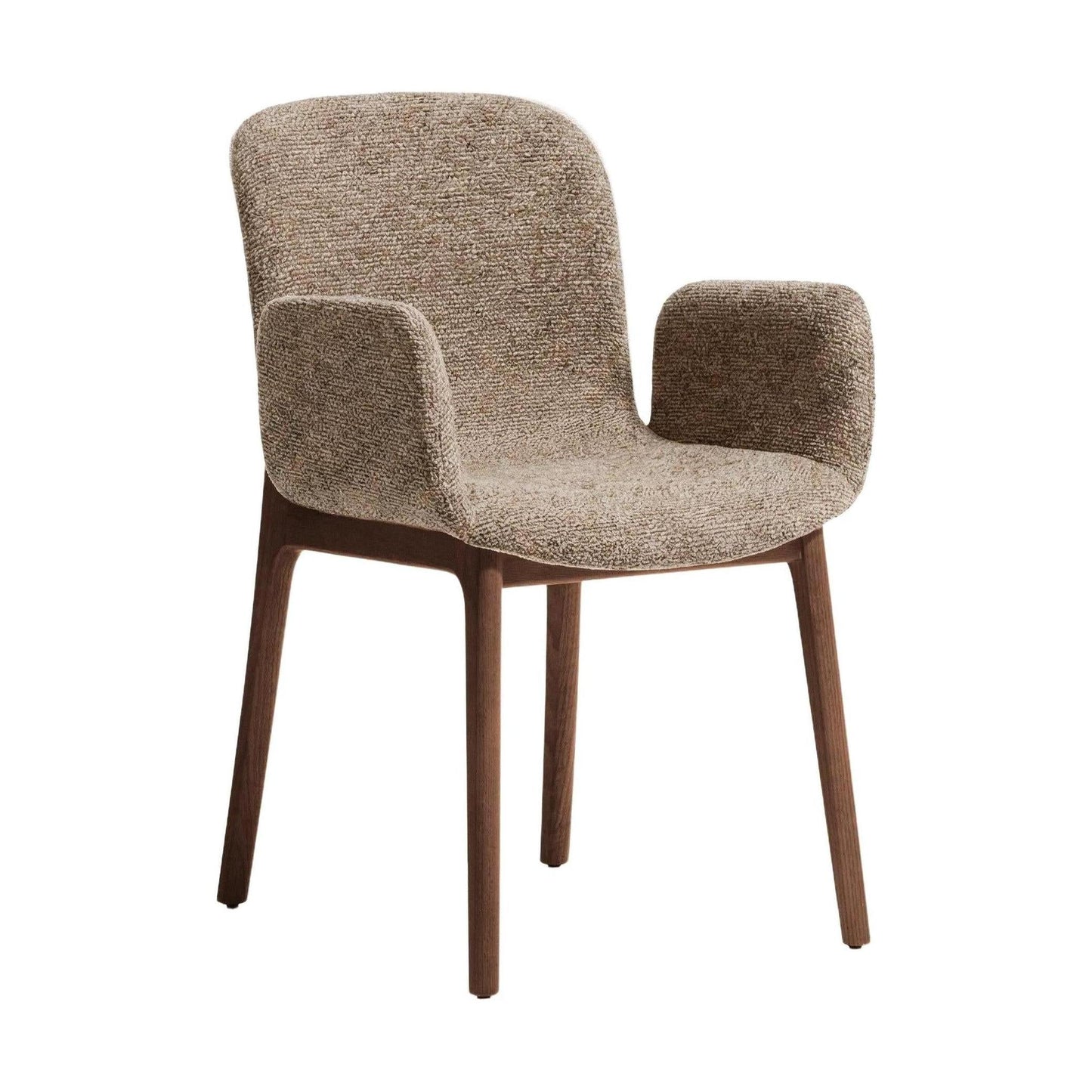 Kave Home Elnor eetkamerstoel met arm Brown