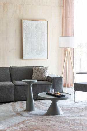 Zuiver Solar vloerkleed Ø200 cm Grey/Terra