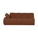 WOOOD Mojo 2-zits bank arm links bouclé Roestbruin Melange
