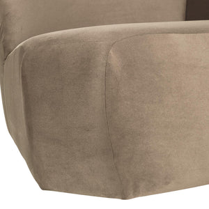 WOOOD Mojo Base bank hoekelement recht velvet Khaki