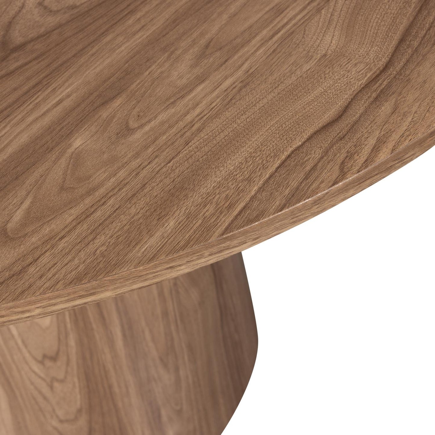 WOOOD Maan eettafel rond Ø120 cm Walnoot