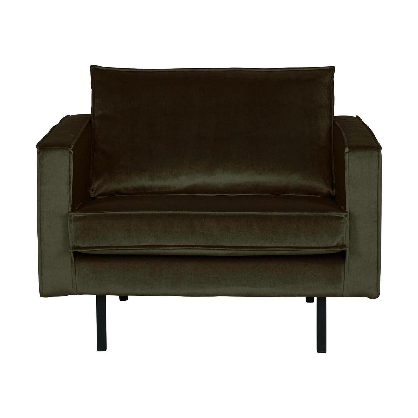 WOOOD Rodeo fauteuil velvet Donkergroen