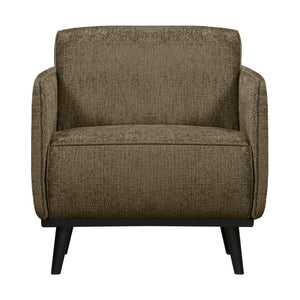 WOOOD Statement fauteuil met arm Structure Velvet Bonsai