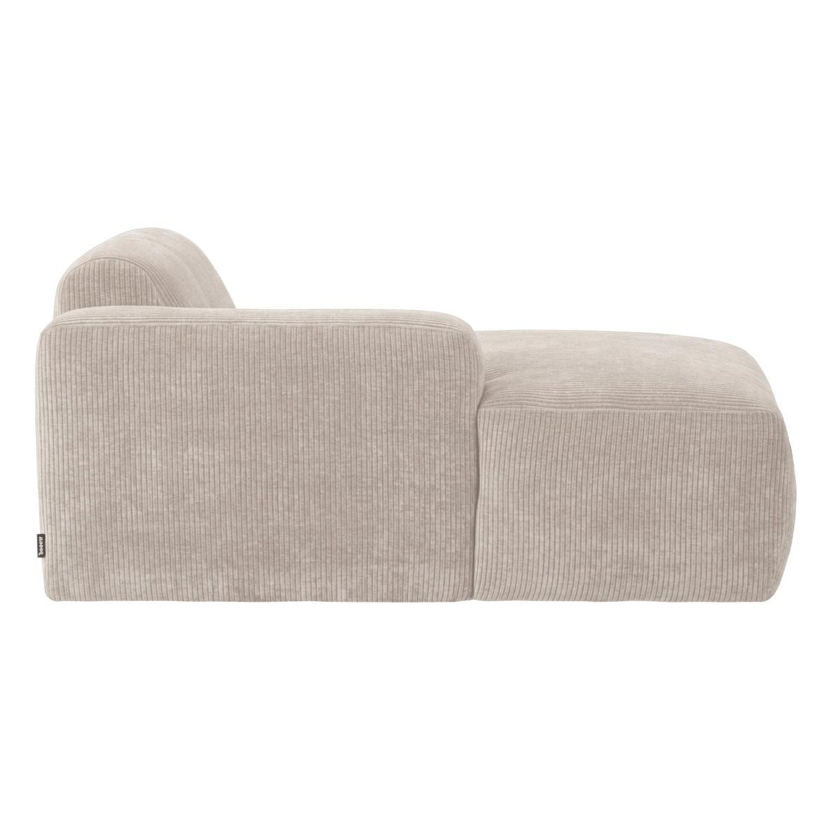 WOOOD Mojo Base chaise longue bank arm links rib Ecru