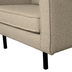 WOOOD Rodeo fauteuil bouclé Beige