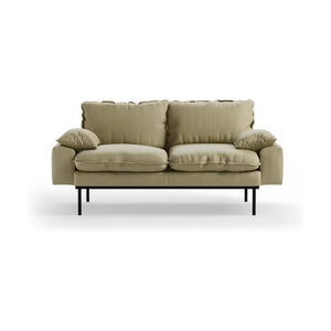 HKliving Retro 2-zitsbank Knotted Sage
