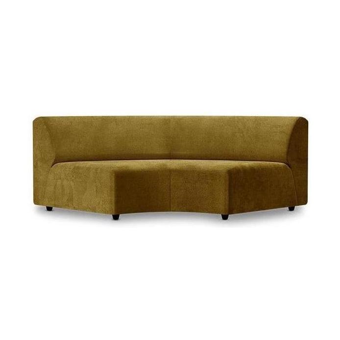 HKliving Jax bank round Royal Velvet Olive