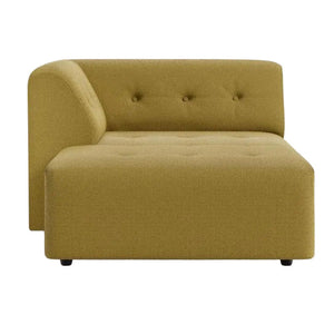 HKliving Vint bank left divan Linen Burnt Ochre