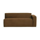 WOOOD Mojo Base 2-zits bank arm rechts velvet Honinggeel