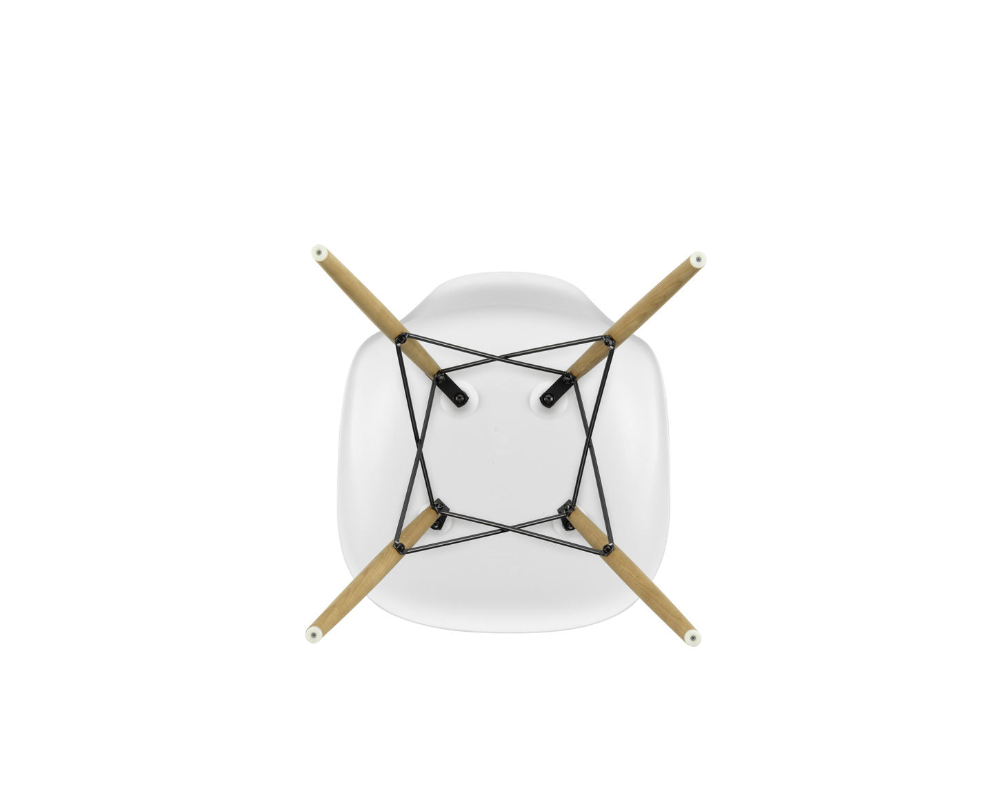 Vitra Eames DSW eetkamerstoel Cotton White essen
