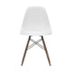 Vitra Eames DSW eetkamerstoel Cotton White donker esdoorn