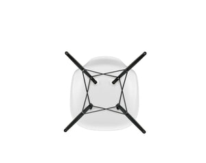 Vitra Eames DSW eetkamerstoel Cotton White zwart esdoorn
