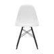 Vitra Eames DSW eetkamerstoel Cotton White zwart esdoorn