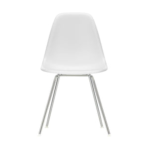 Vitra Eames DSX eetkamerstoel Cotton White verchroomd