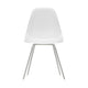 Vitra Eames DSX eetkamerstoel Cotton White verchroomd
