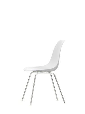 Vitra Eames DSX eetkamerstoel Cotton White verchroomd