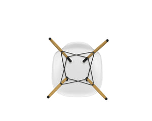 Vitra Eames DSW eetkamerstoel Cotton White esdoorn