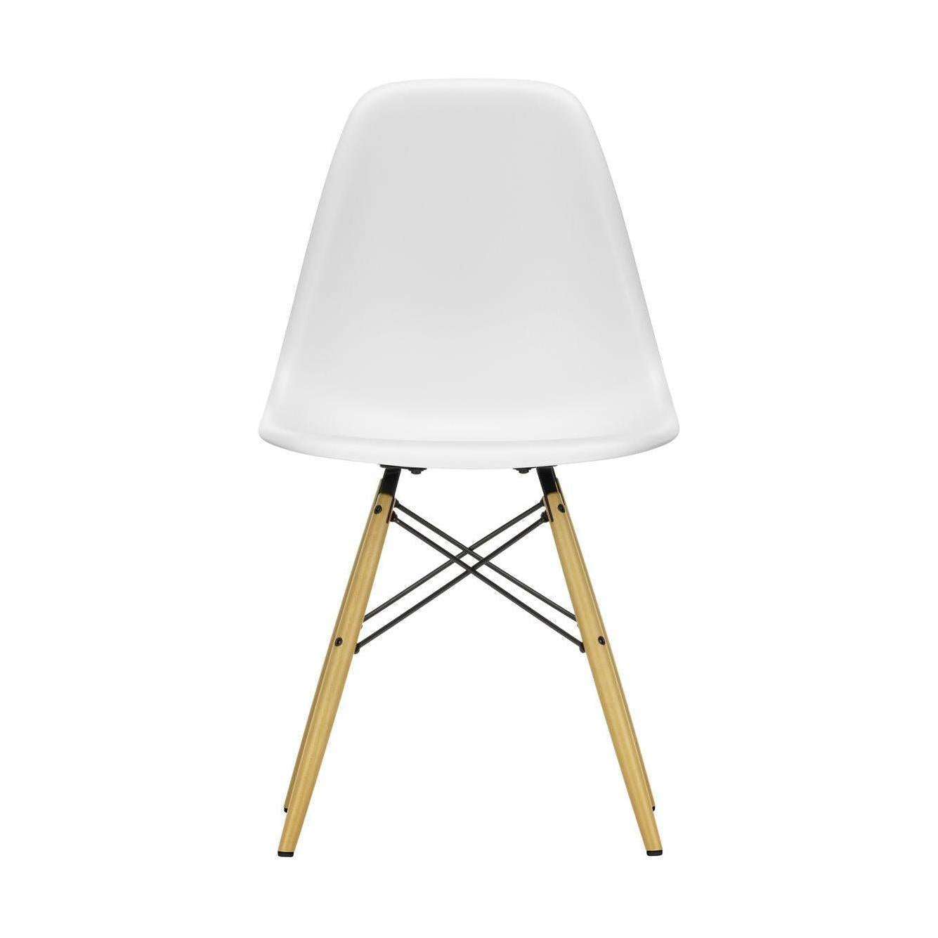 Vitra Eames DSW eetkamerstoel Cotton White esdoorn