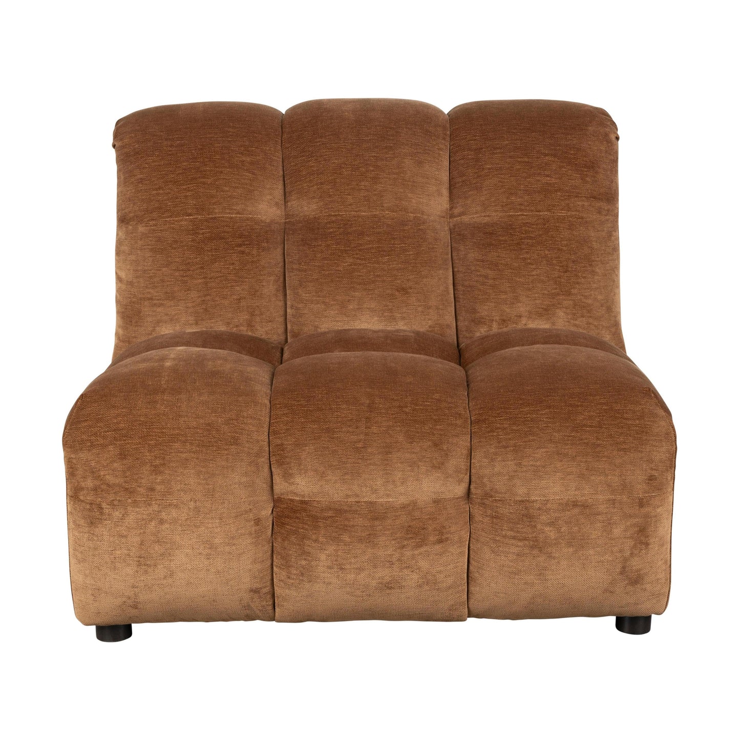 Dutchbone Hackman module velvet Cognac