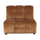 Dutchbone Hackman module velvet Cognac
